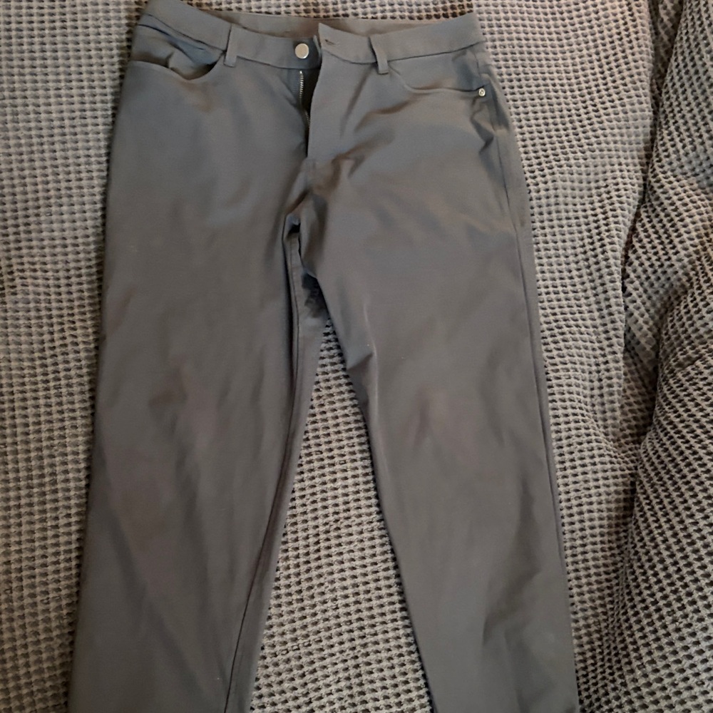 lululemon athletica ABC 5 pocket classic fit obsidian men’s pants